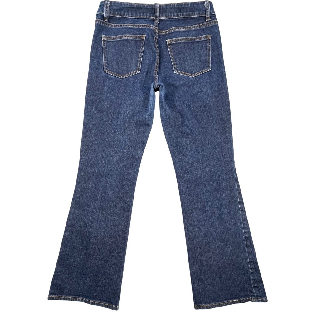 Talbots Dark Wash Heritage Bootcut Denim Jeans Women 4P - Picture 2 of 9